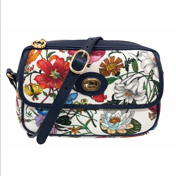 gucci floral crossbody